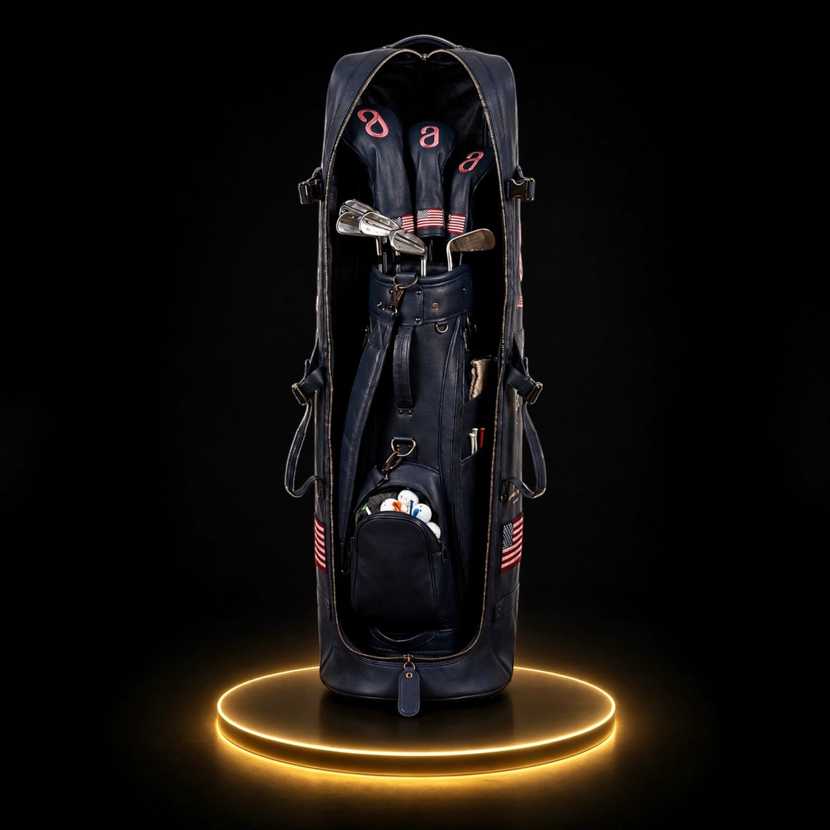 The ORKAI™️Custom Elite Series PU Leather Travel Bag