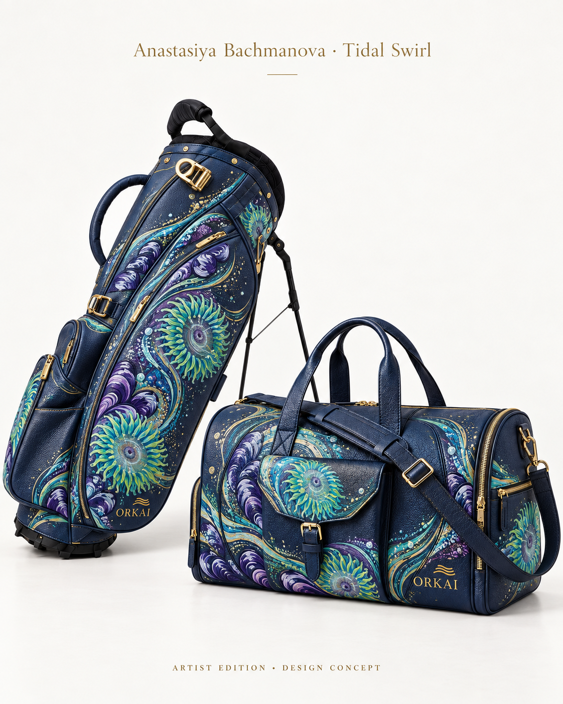 Tidal Swirl by Anastasiya Bachmanova – Matched Set